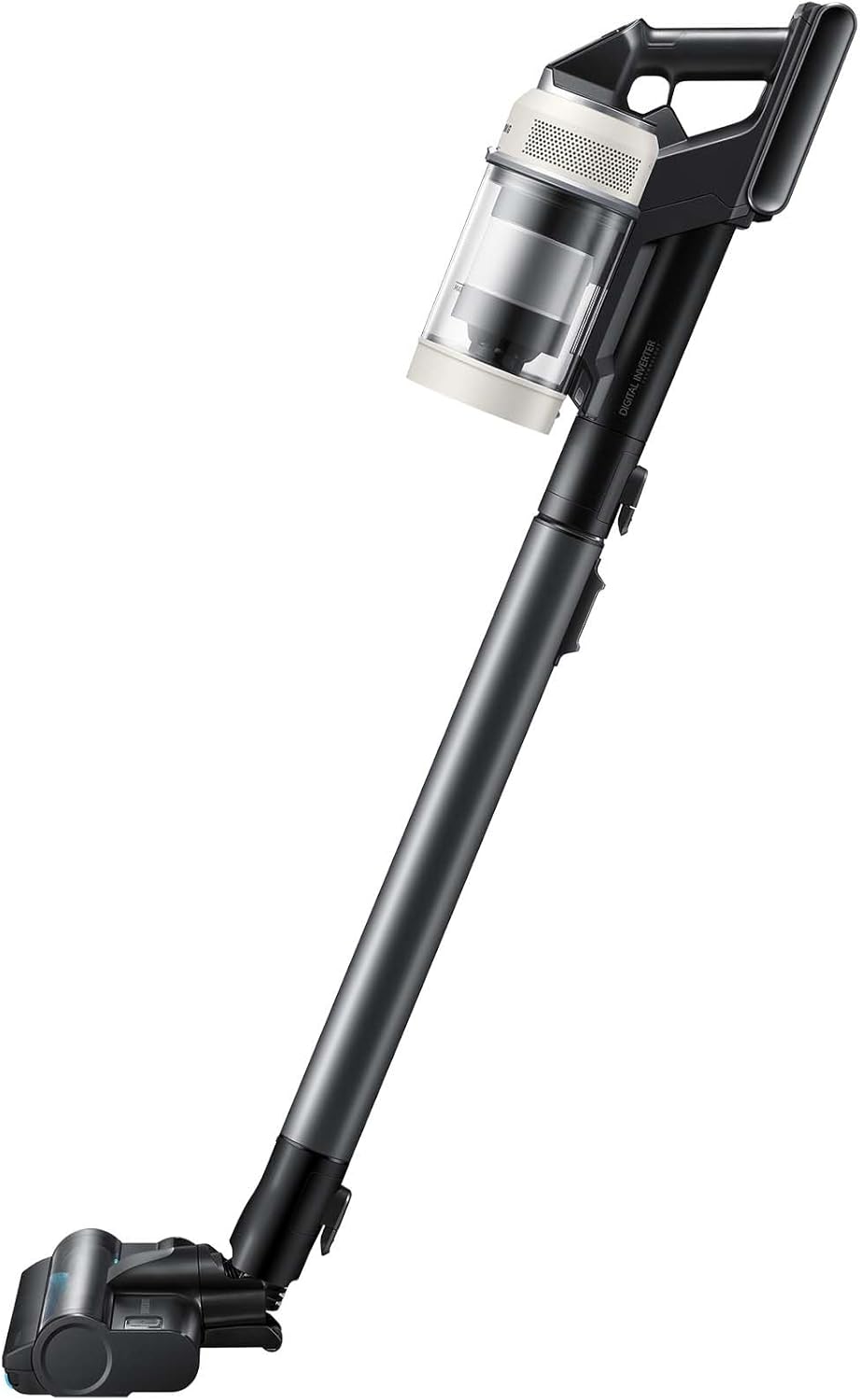 Samsung VS80F28EGS/WD Bespoke AI Jet Akku+ Wet&Clean, Akku-Handstaubsauger mit Wischer, Inkl. Zubehör, 280 W, 2 Akkus, All-In-One-Station, Spray Spinning Sweeper, Jet Dual+ Bürste, Santorini Beige