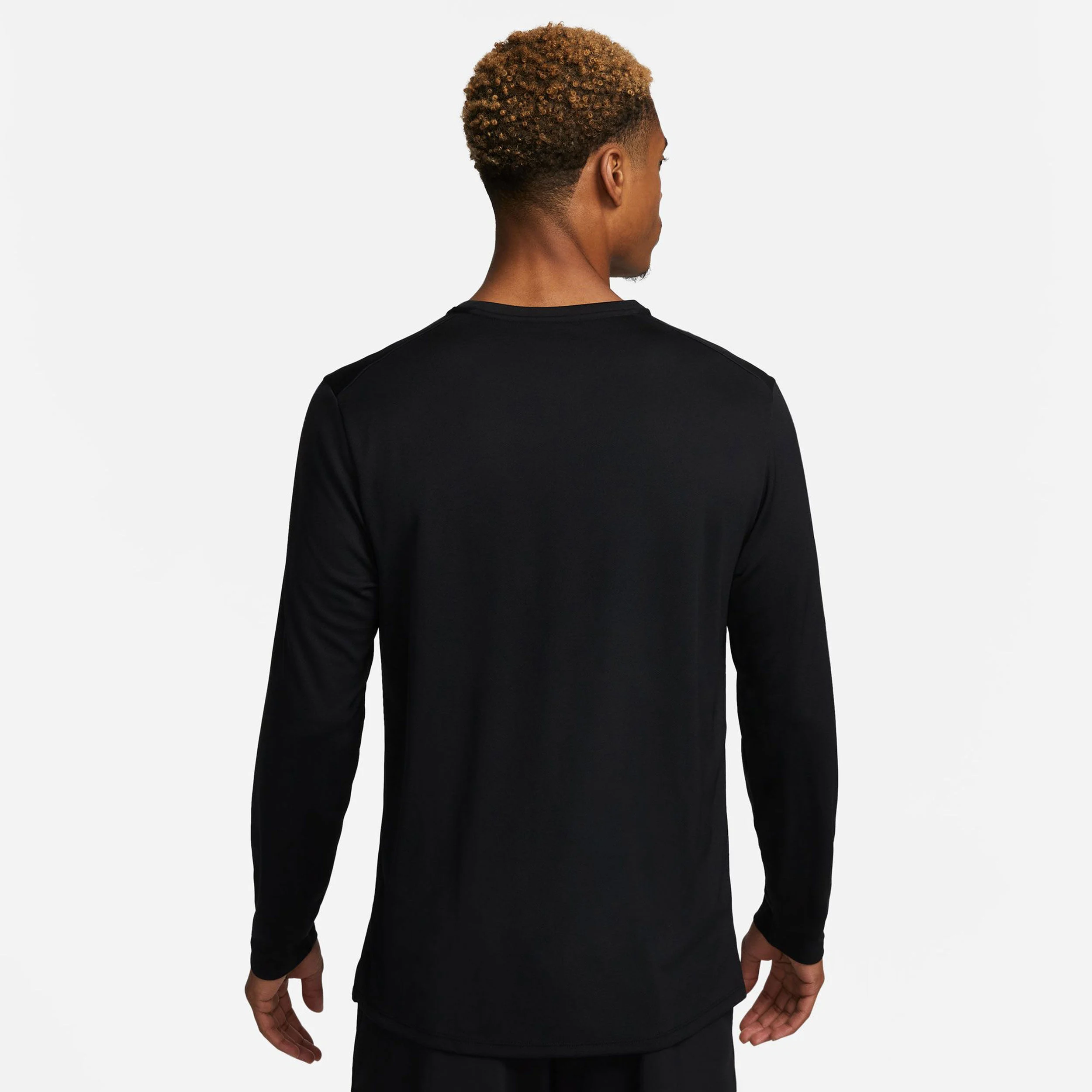 Nike Dri-Fit Miler Dri-Fit UV Miler Maillot De Course Hommes - Noir