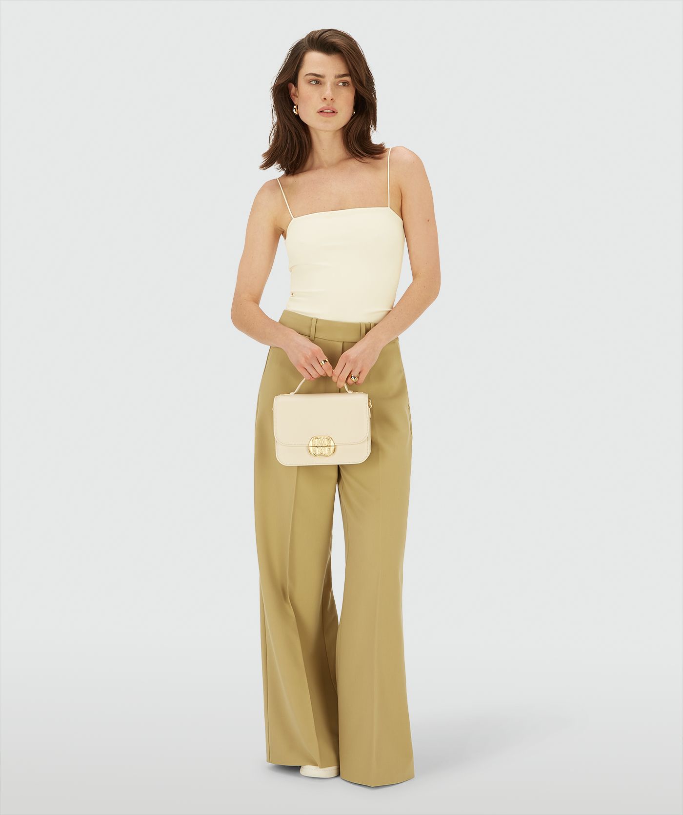 JV-YVE slim fit body - creme white
