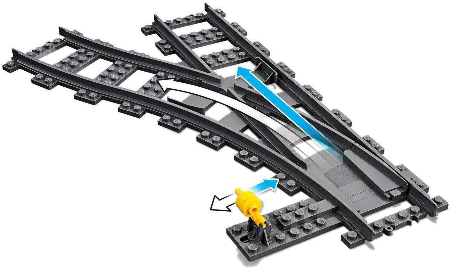 LEGO® Konstruktionsspielsteine »Switch Tracks (60238),  LEGO® City« Made in Europe