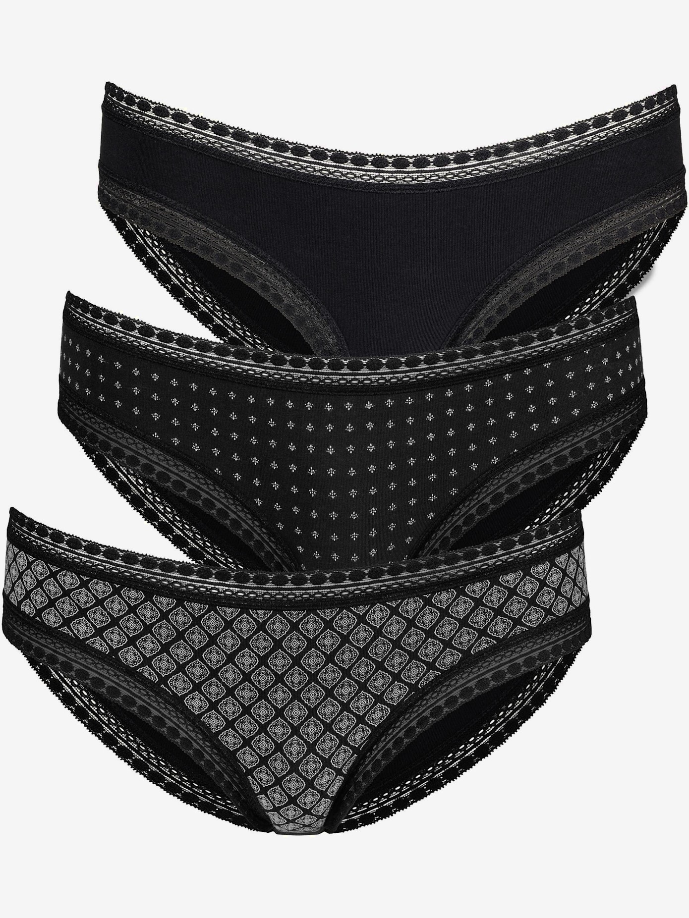 Bas de maillot de bain lot de 3 slips lascana