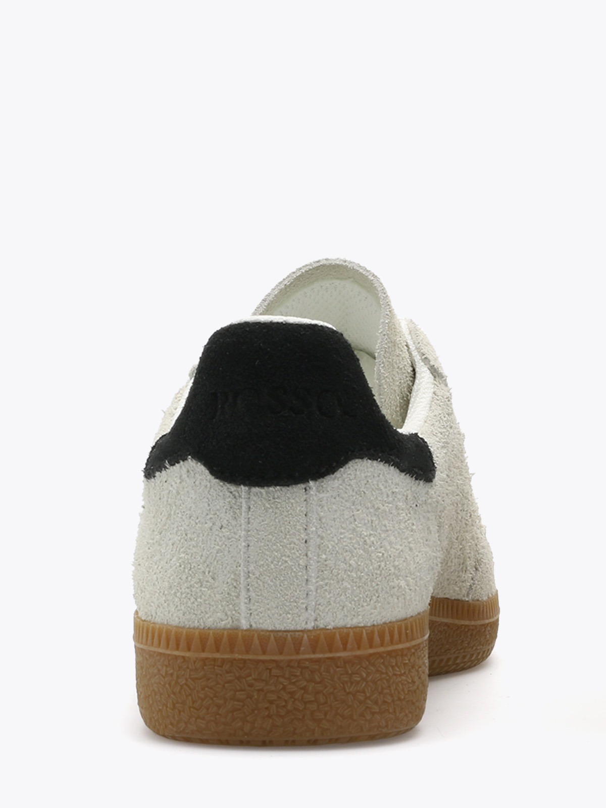 Ace W Suede Beige Black - Trapes Sko