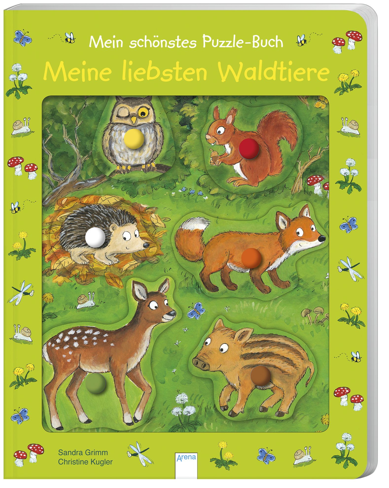 Mein schönstes Puzzle-Buch - Meine liebsten Waldtiere