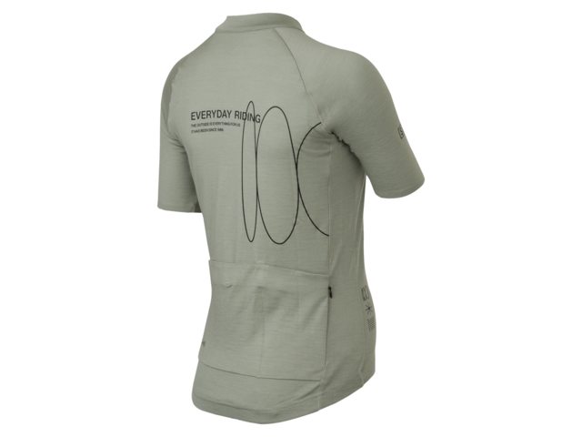 AGU SIX6 Merino kortærmet cykeltrøje Highland Green dame