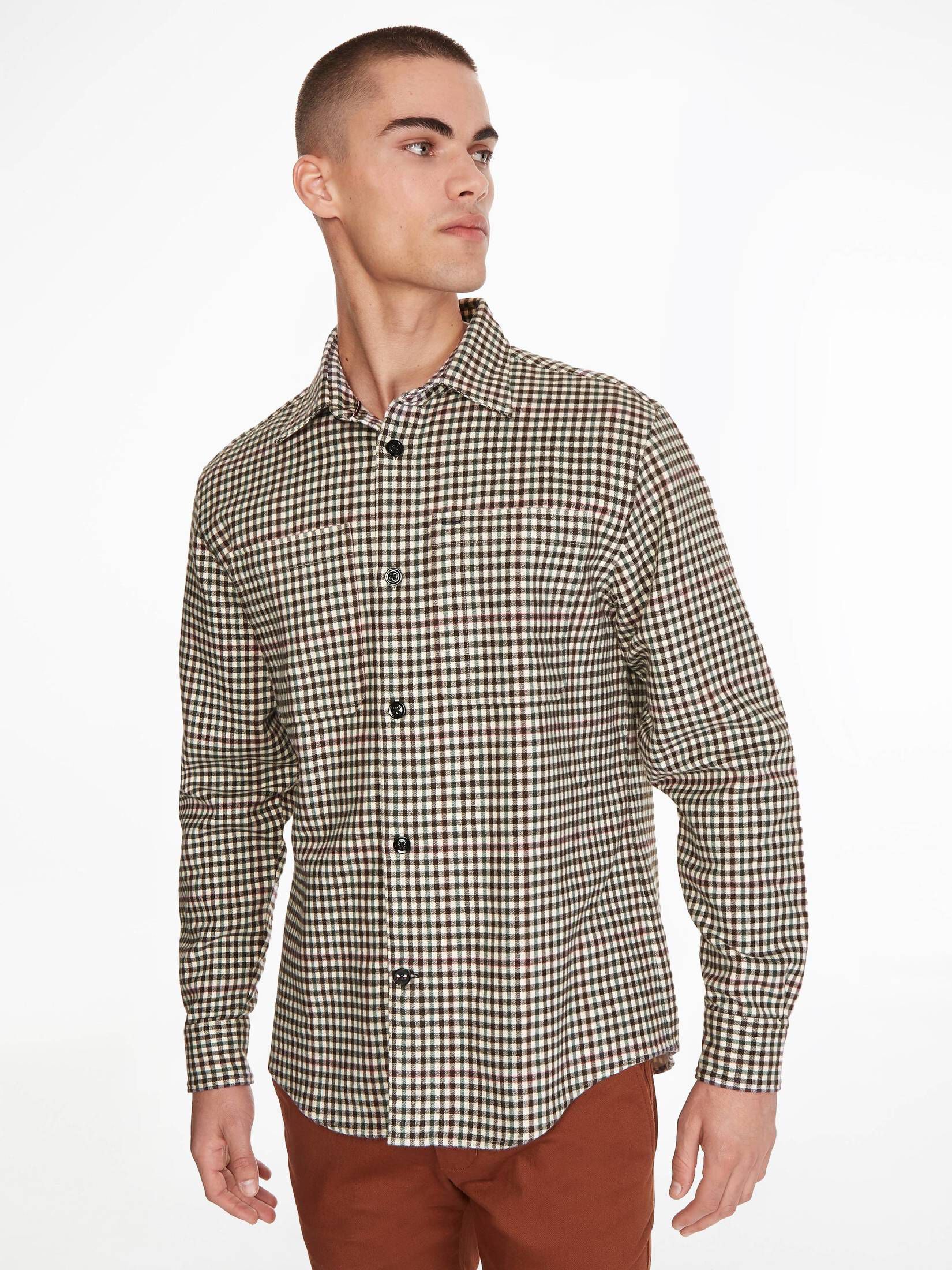 Tommy Hilfiger| Herren Hemd TATTERSALL Langarm
