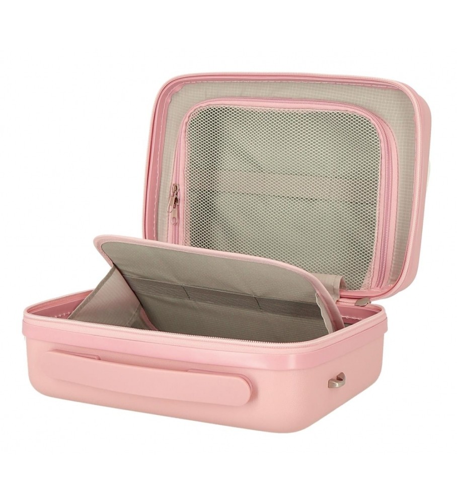Nécessaire Disney Mickey & Minnie Kisses, rosa