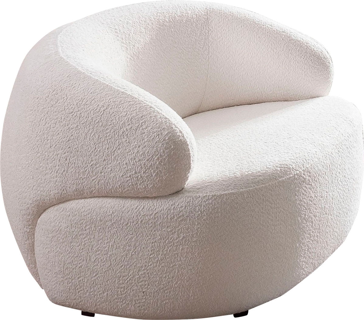 SalesFever Cocktailsessel »Cocktailsessel: Stil trifft Komfort« Bezug in Bouclé Optik