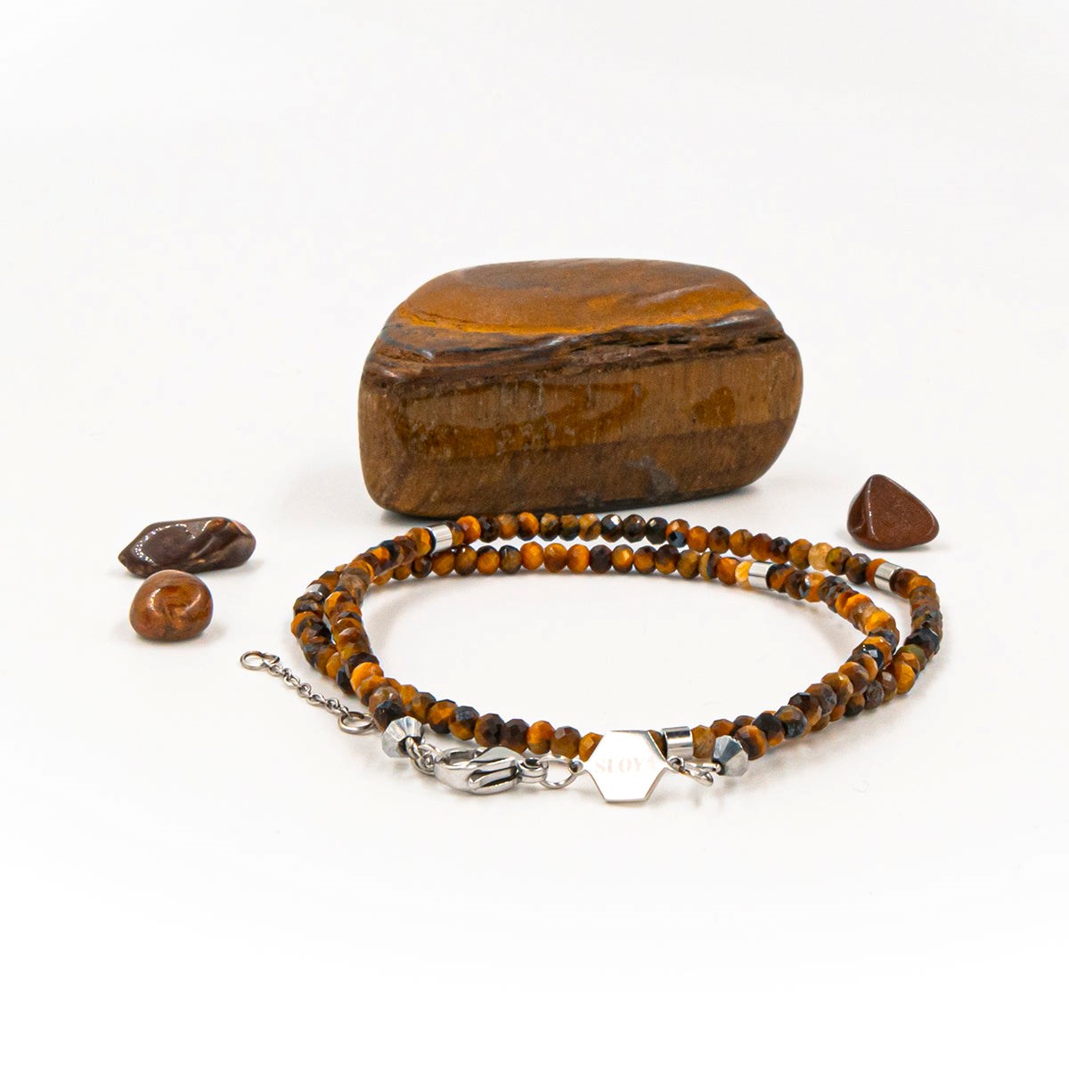 Bracelet Lumia en pierres naturelles Oeil de Tigre