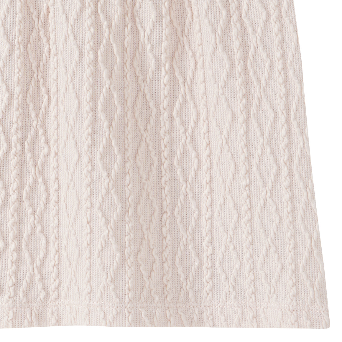 Topomini Baby T-Shirt mit Strukturmuster creme