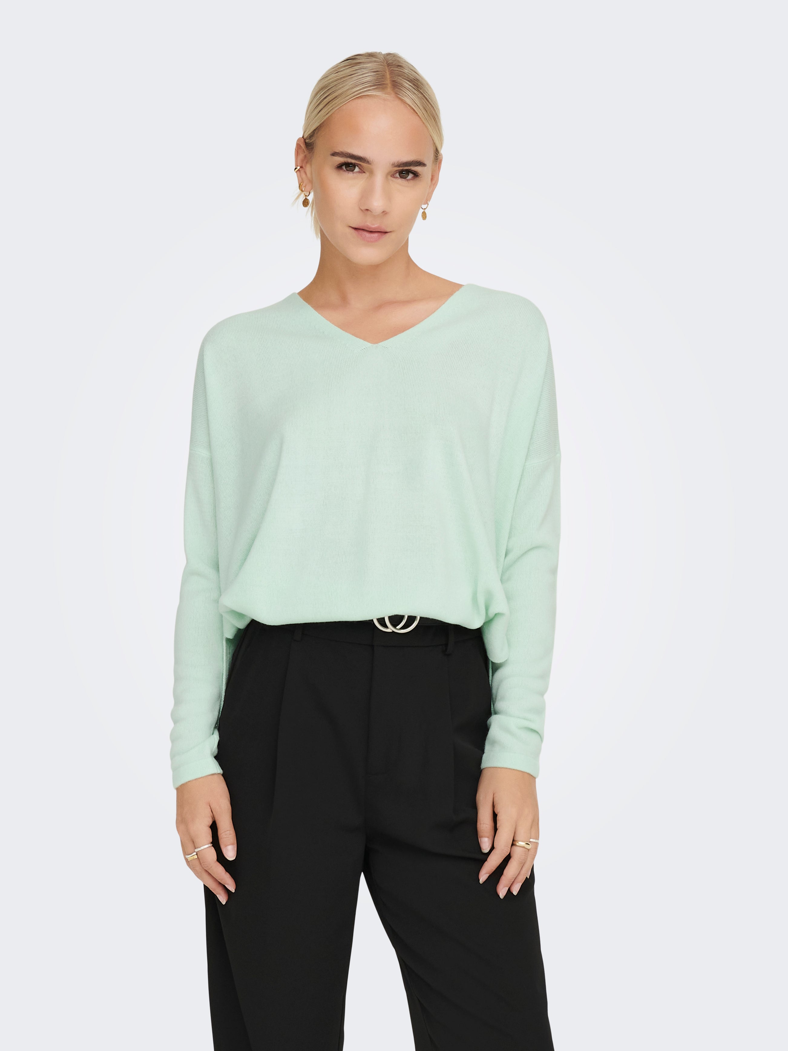 ONLAMALIA Strickpullover Mist Green