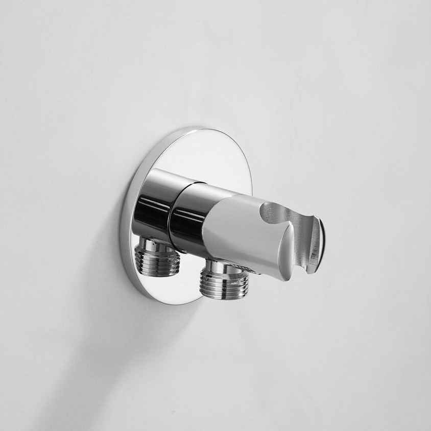 Saniclear Plus Curved inbouw badkraan met vrijstaande uitloop chroom