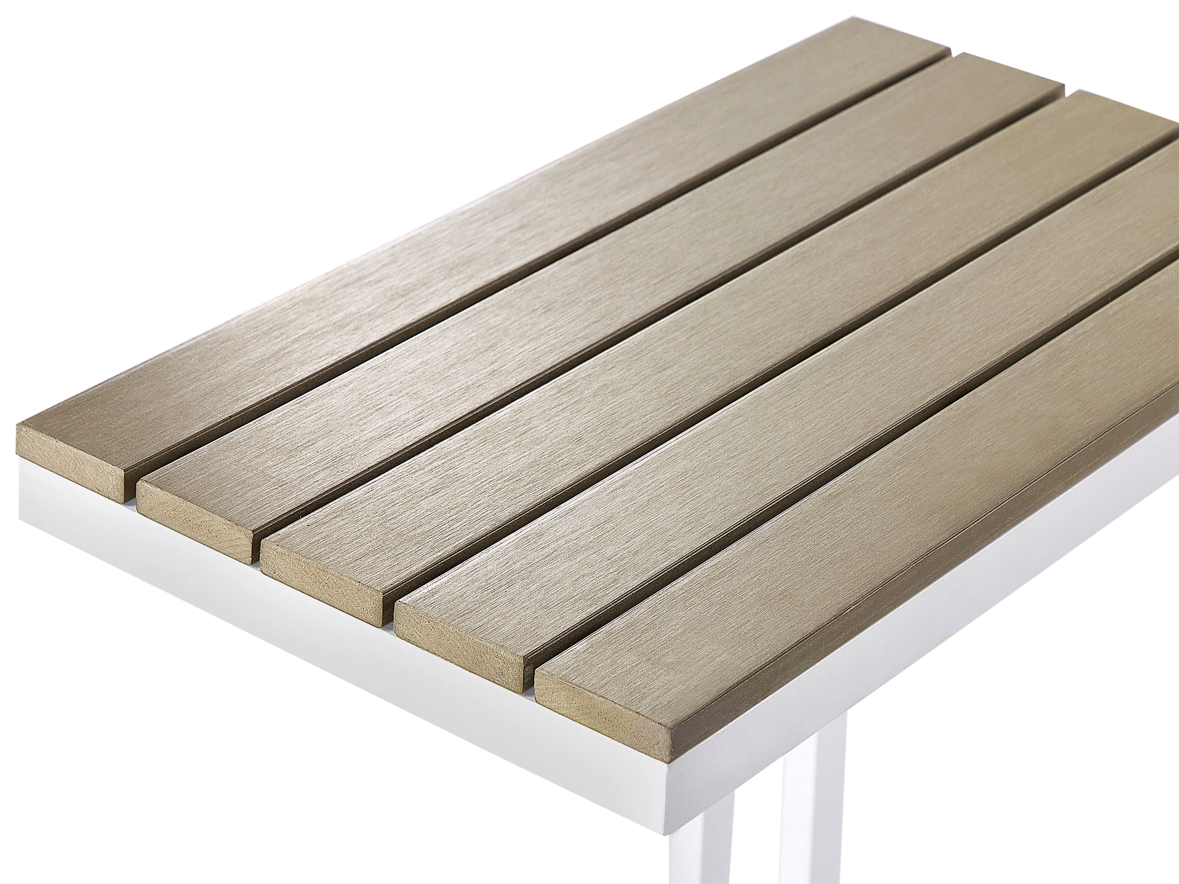 Tuin bijzettafel MESSINA 60 cm 35 cm Wit