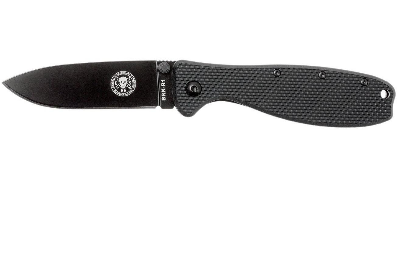 ESEE Knives Zancudo D2 Black, BRKR2B zakmes