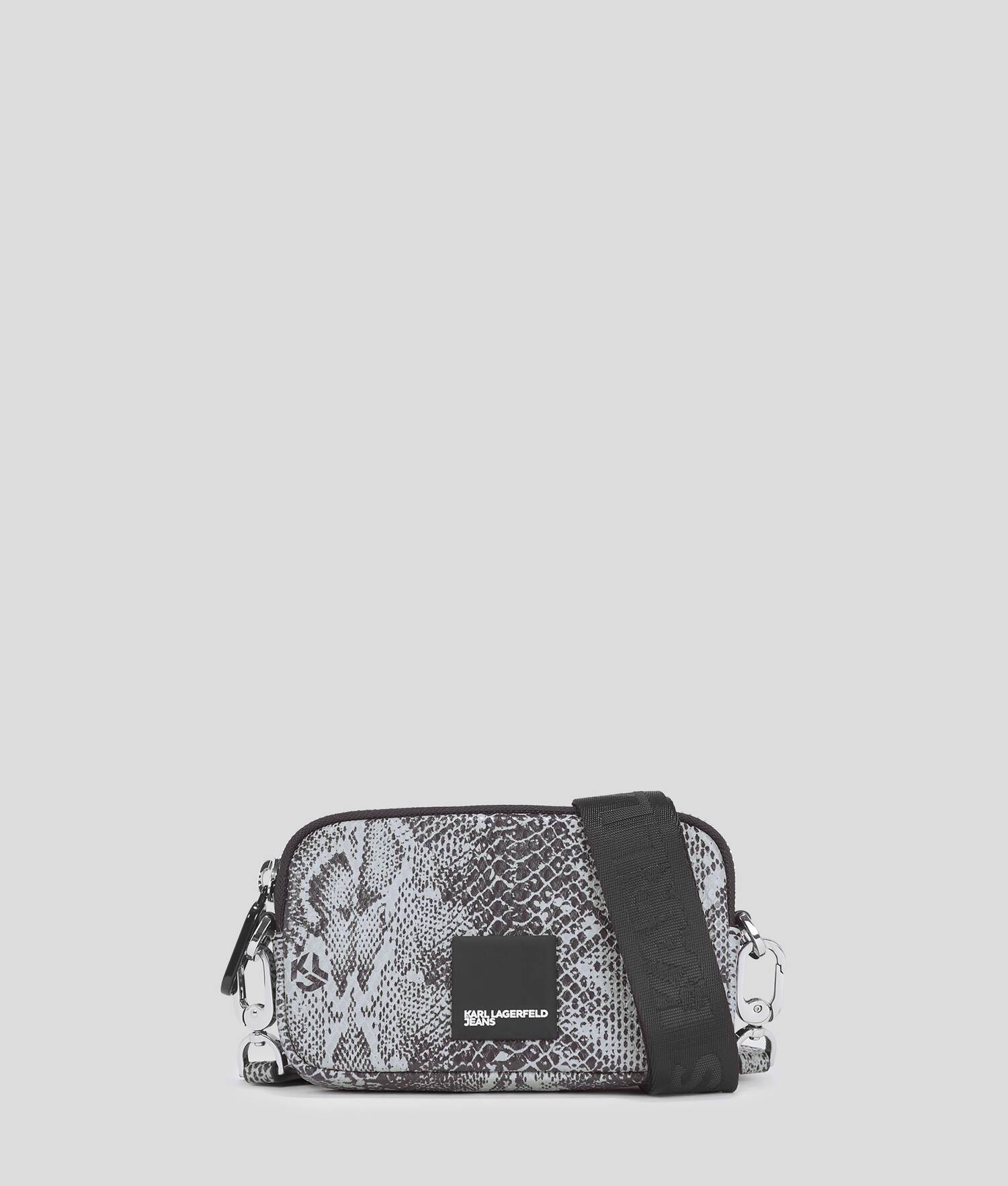 MINI SAC BANDOULIÈRE EFFET PEAU DE SERPENT KLJ