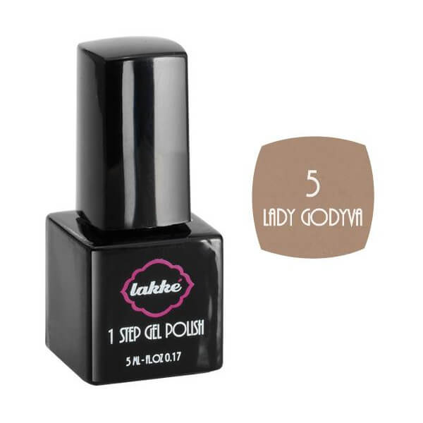 Vernis color 1-step n°5 Lady Godyva Lakkè 5ML