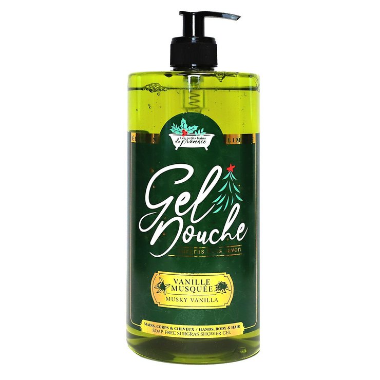 Gel douche Vanille Musquée édition limitée Noël 1 litre
