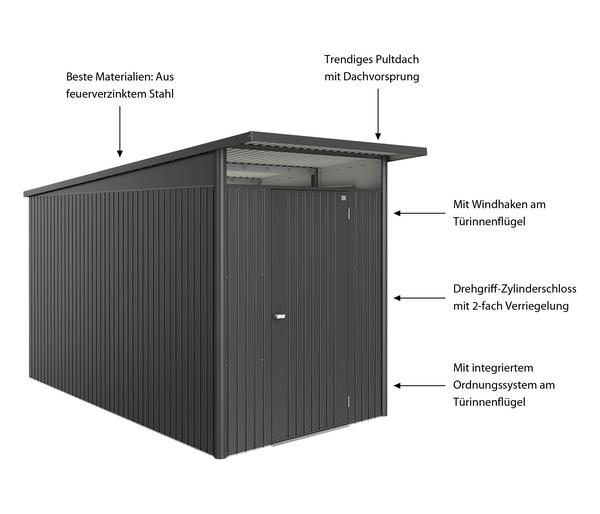 Biohort Metallgerätehaus AvantGarde ECO A4,