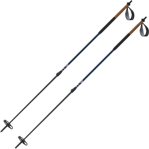 Bâton ski de fond ONE WAY BC VARIO 95-160 BLUE/BLACK