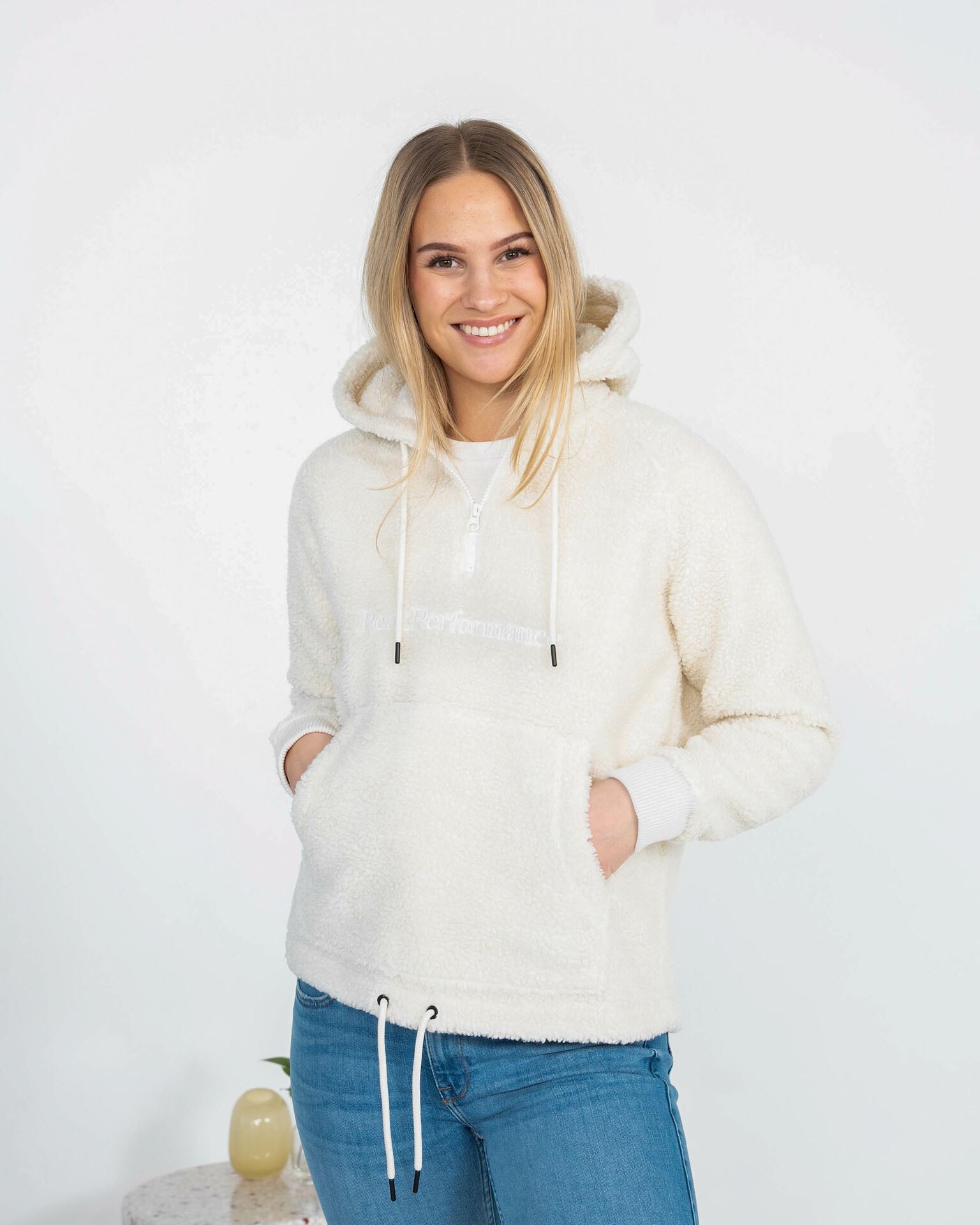 Ground Pile Half Zip Hood