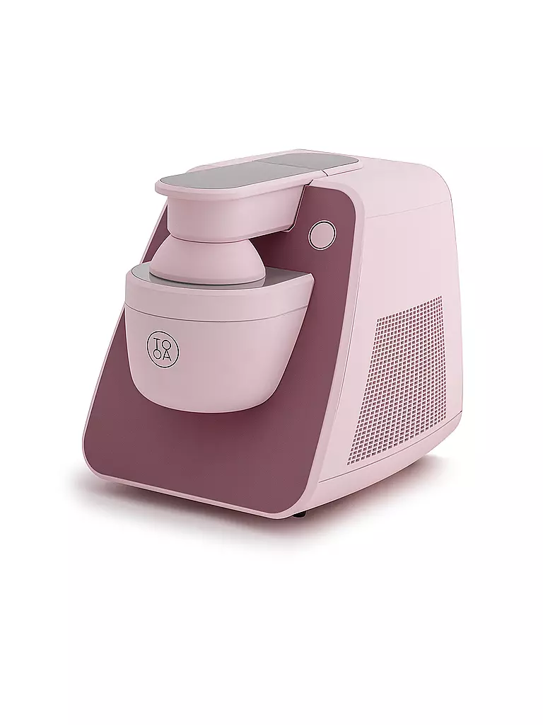 TOOA Eismaschine MILANO ROSE Light Pink / Burgundy rosa