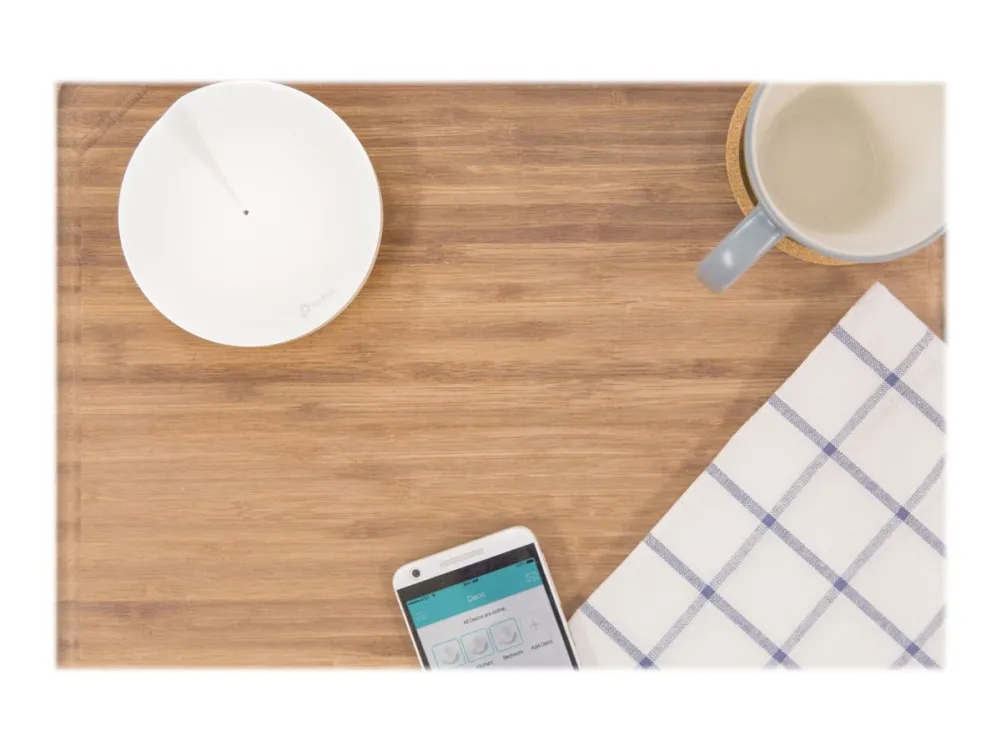 TP-Link DECO M5 - Wi-Fi-system - (2 routere) - op til 4500 sq.ft - mesh 1GbE - Wi-Fi 5 - Dual Band