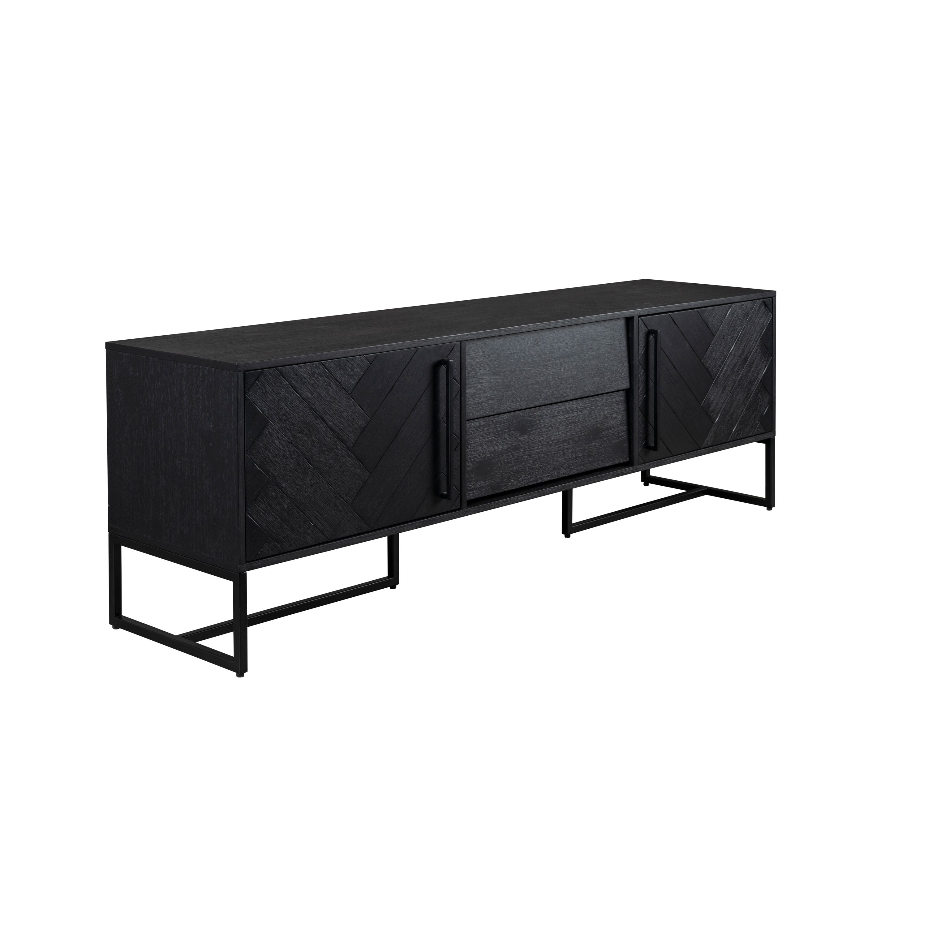 Dutchbone Class Dressoir Laag Acaciahout Zwart