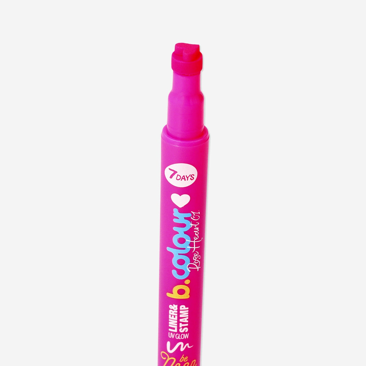 Liner & stempel Uvglow fra 7DAYS B.COLOUR - 01 Rose heart