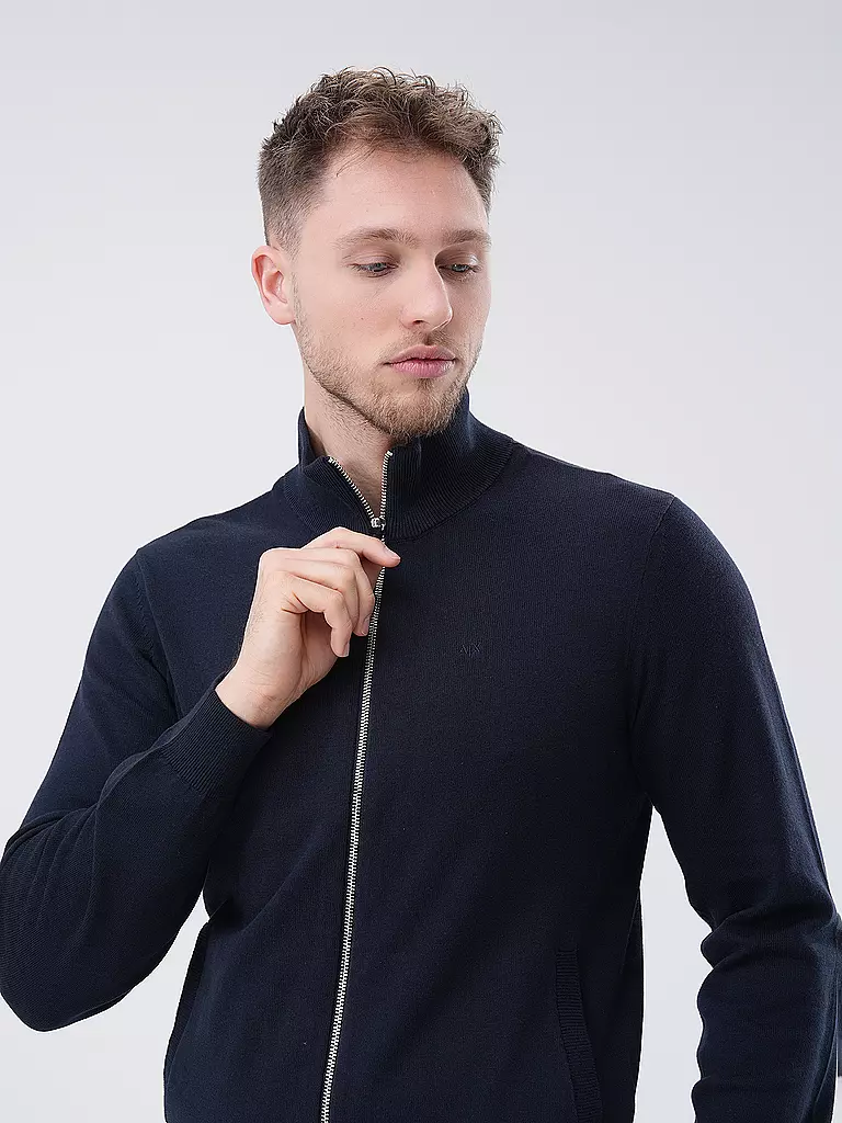 ARMANI EXCHANGE Strickjacke  blau