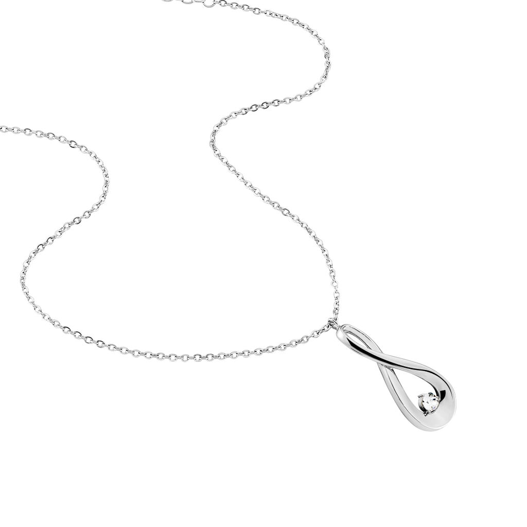 Collier Aelys Acier Blanc