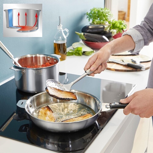 Batterie de cuisine Lagostina ESPERTA TRIPLY POIGNEE AMOVIBLE Lot 6pcs