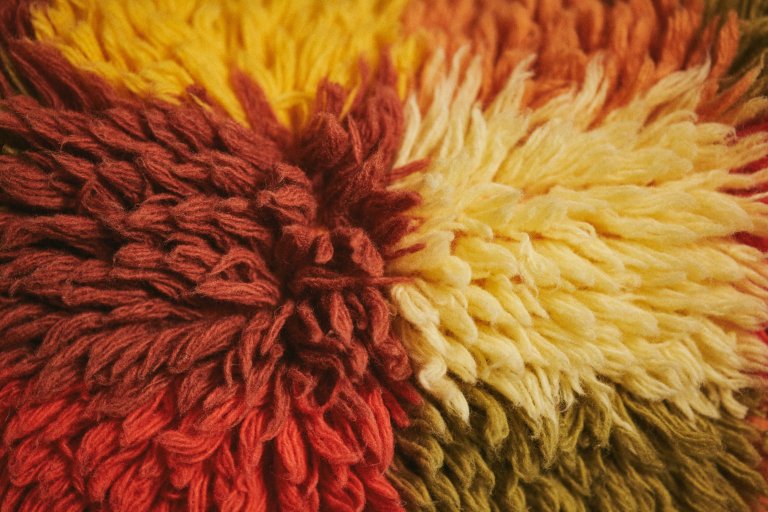 HKliving Fluffy Rag kussen 60x40