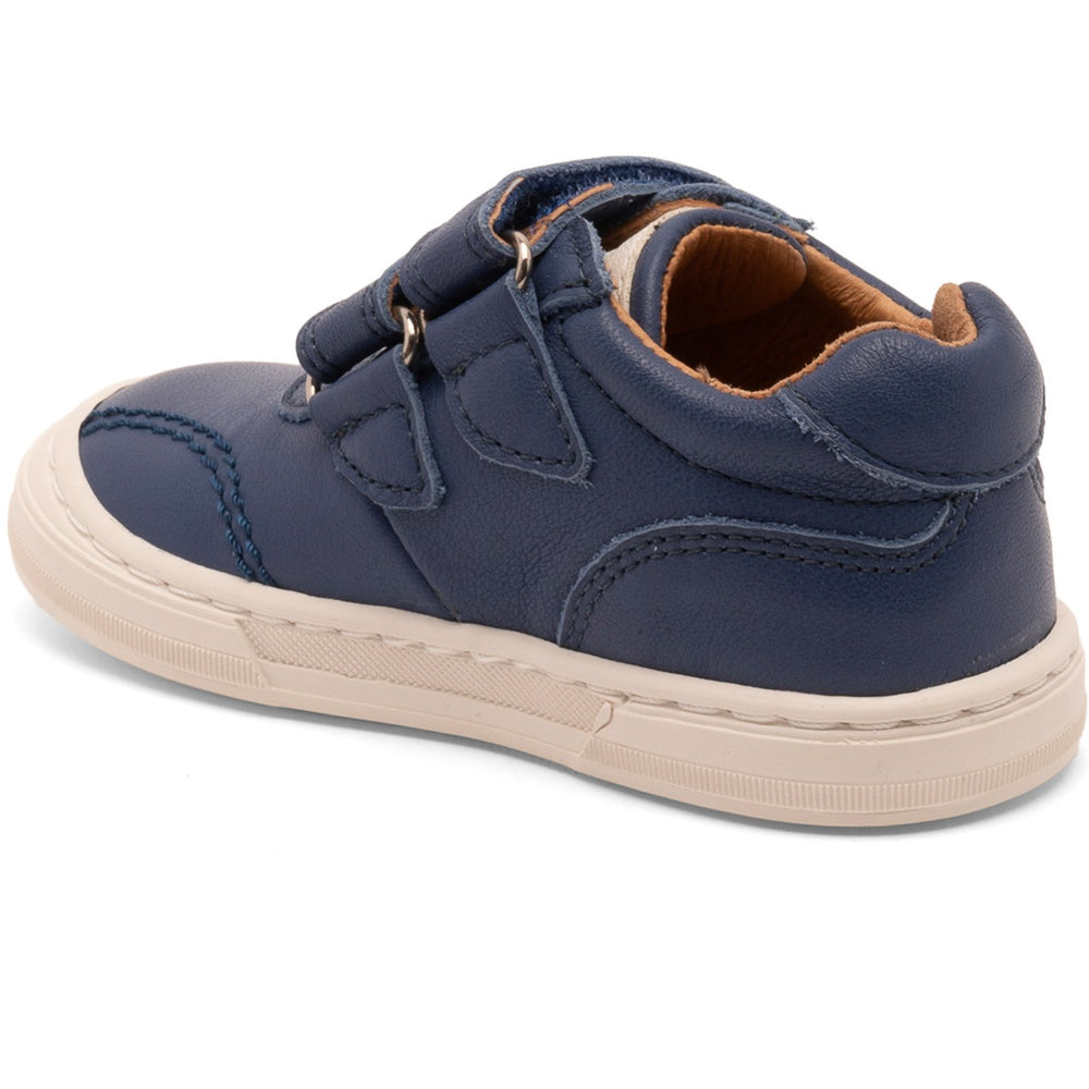Køb Bisgaard Deep Blue Rainbow Low Velcro Sko