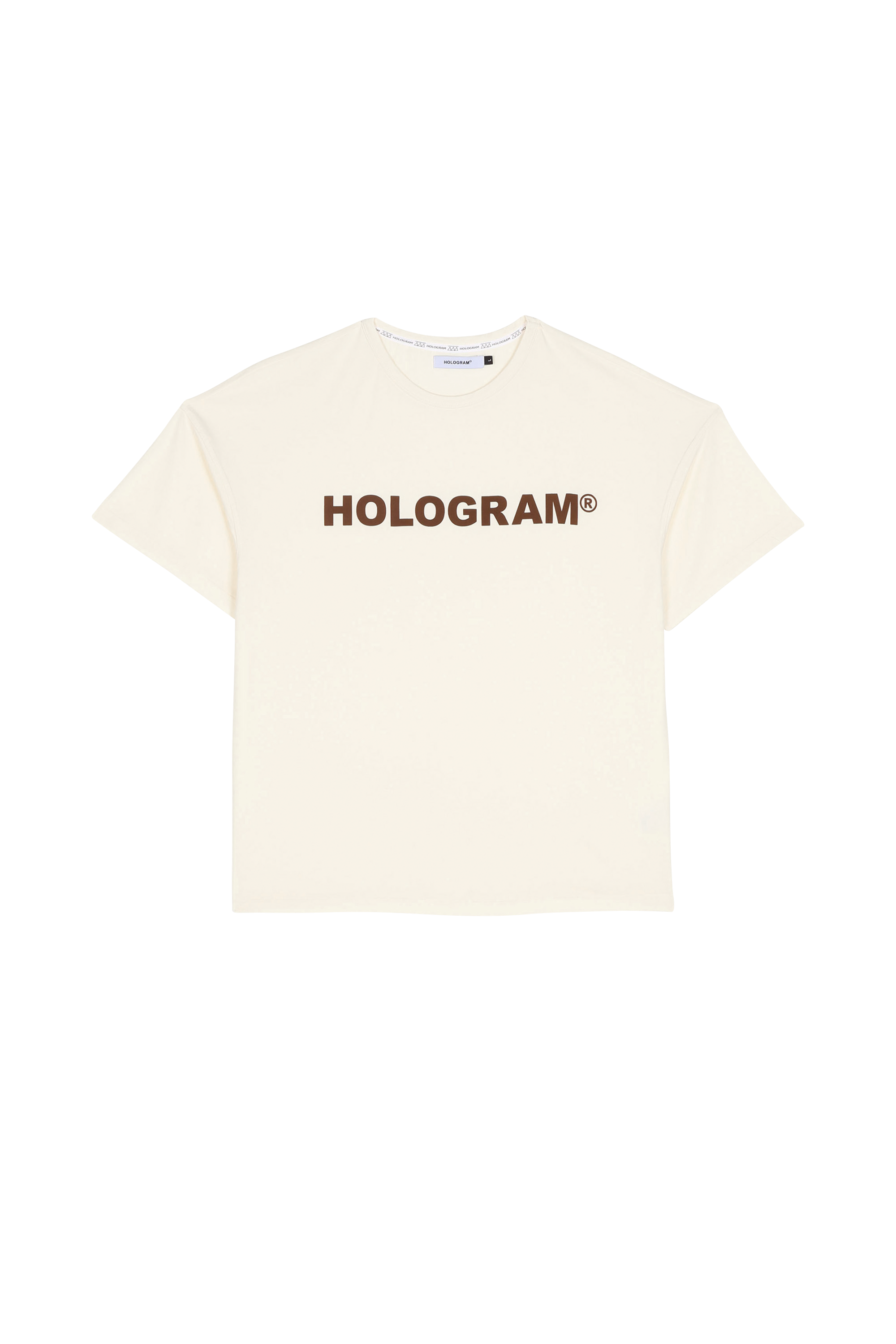 Hologram T-shirt Beige
