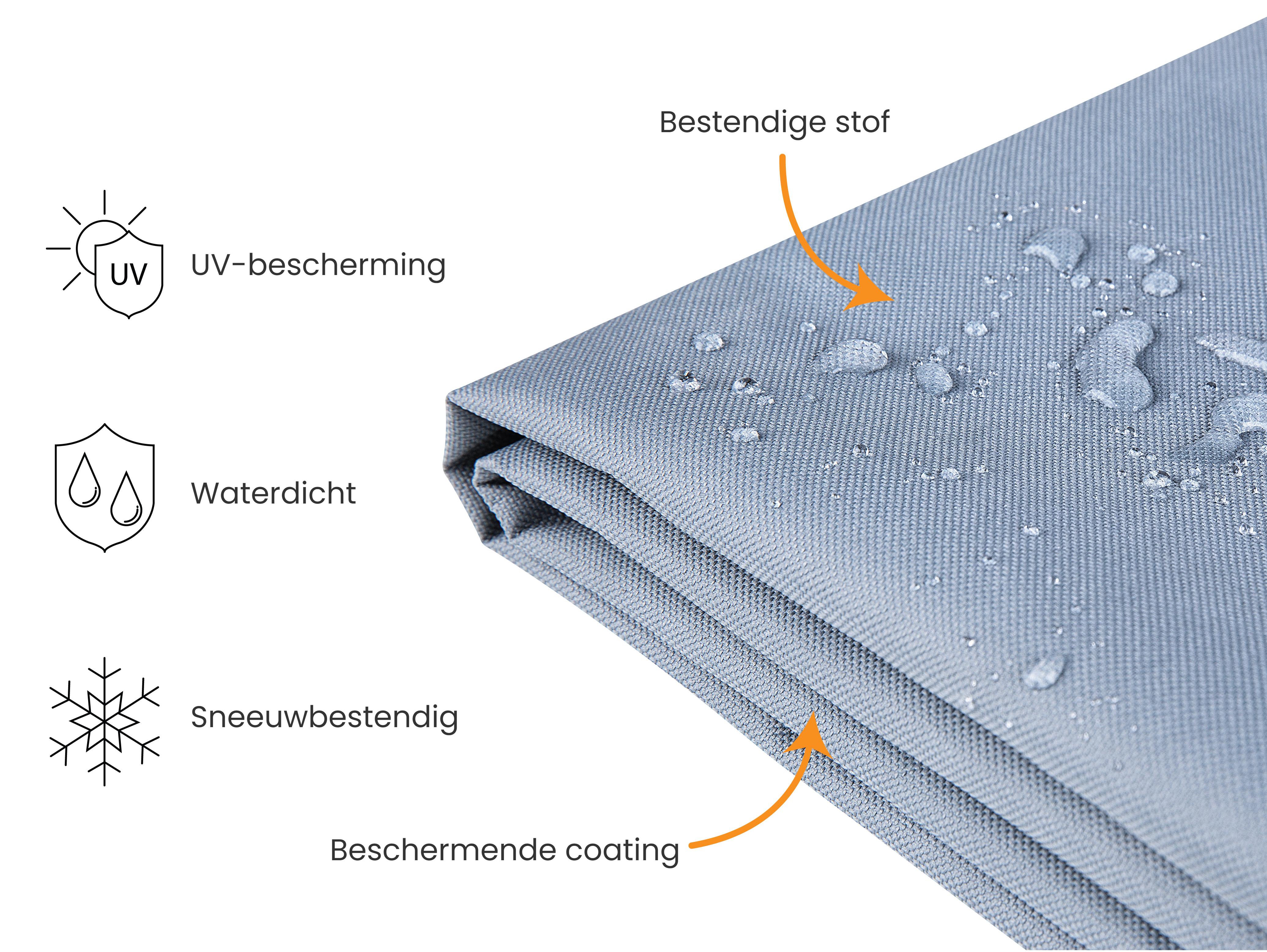 Regenhoes CHUVA 165 cm 140 cm 75 cm Grijs
