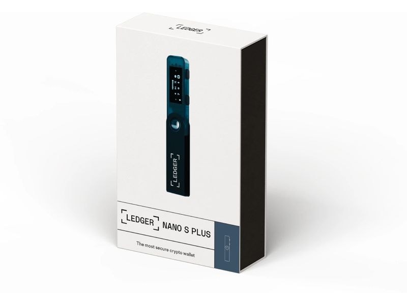 Ledger Nano S Plus Sapphire Blue Crypto-Hardware-Wallet zum Kaufen, Verwalten und Vermehren digitaler Vermögenswerte