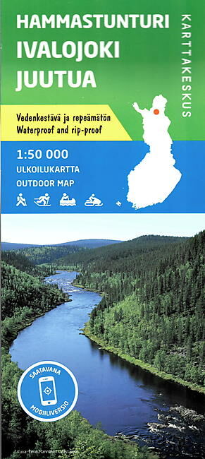 KARTTAKESKUS - HAMMASTUNTURI IVALOJOKI 1 50 000