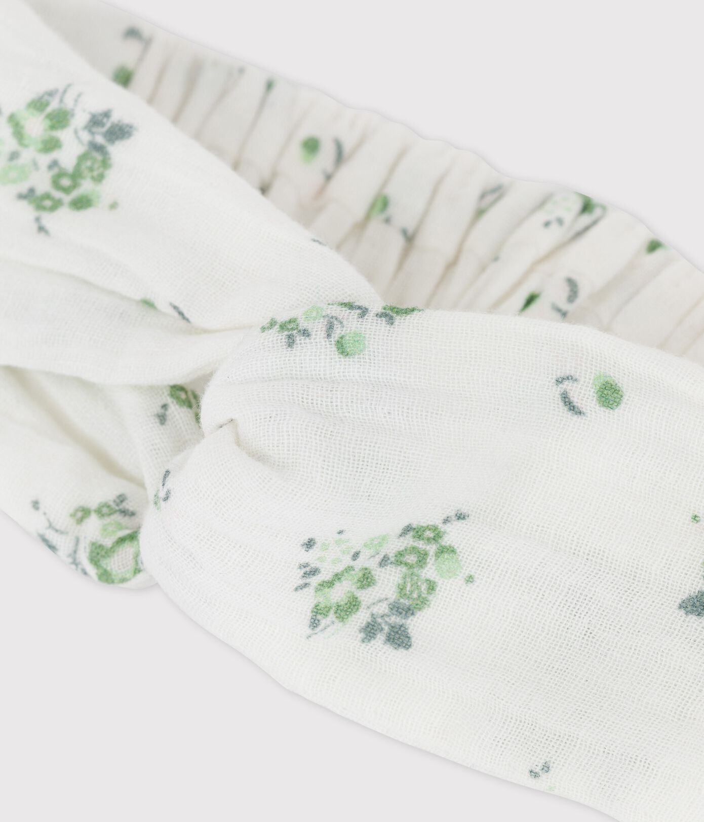 Bandeau bébé en tissu couche de coton biologique