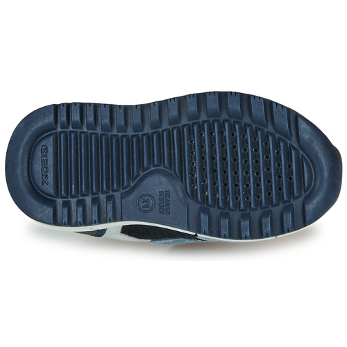 Geox - B ALBEN BOY - Bleu / Marine / Lime