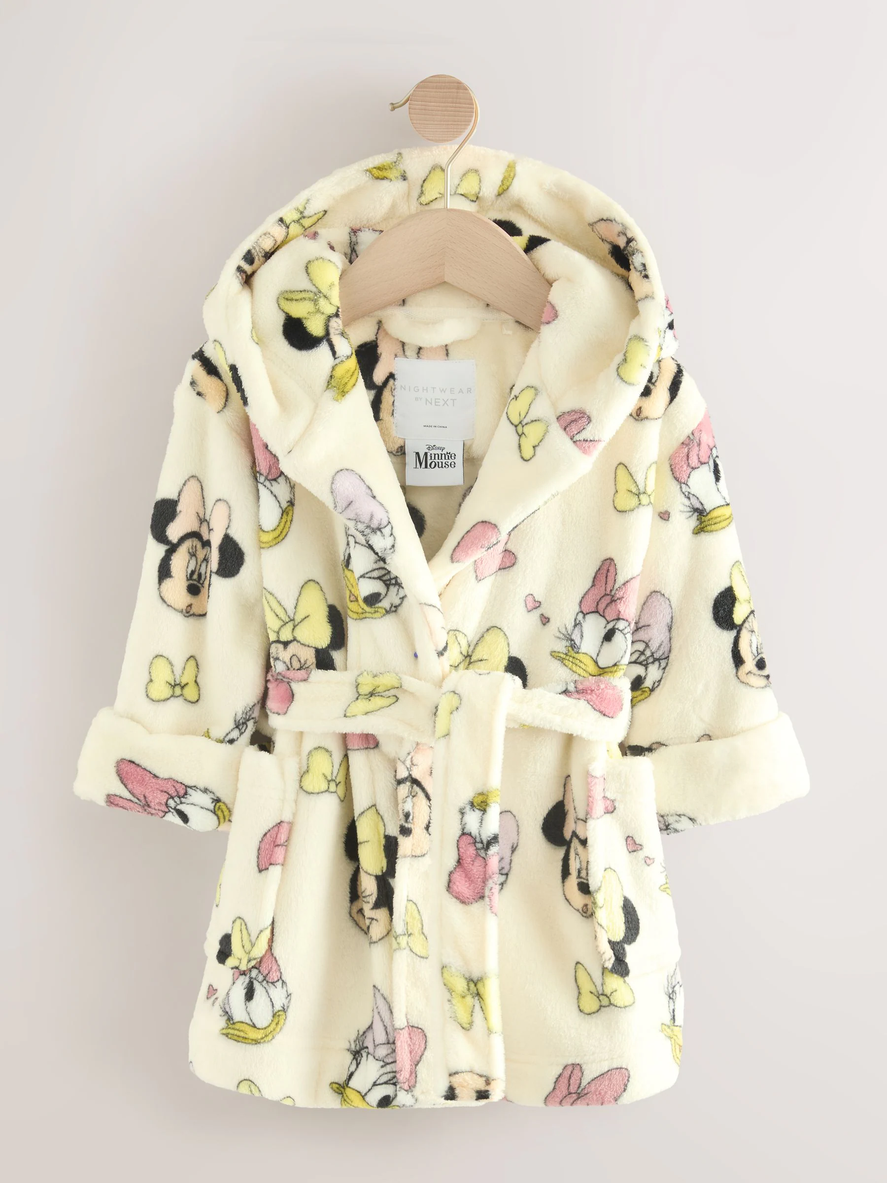 Crème - Minnie Mouse badjas (9mnd -10jr)