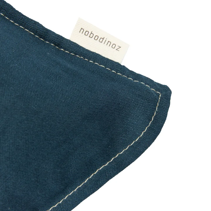 Nobodinoz - L1N0 Embroid. Kissen, 50 x 30 cm greige (bestickt)