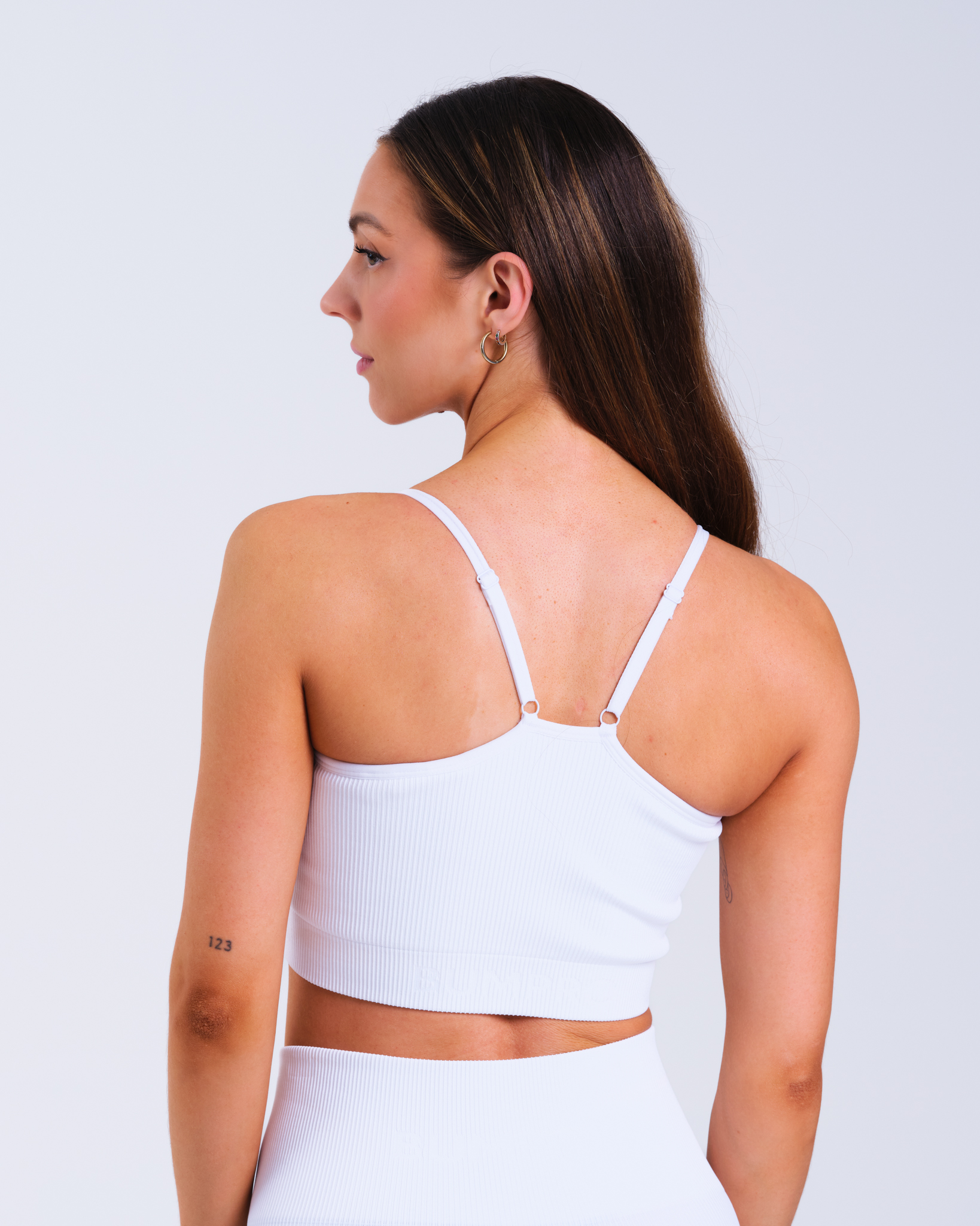 Bumpro Perfect Rib Bra White