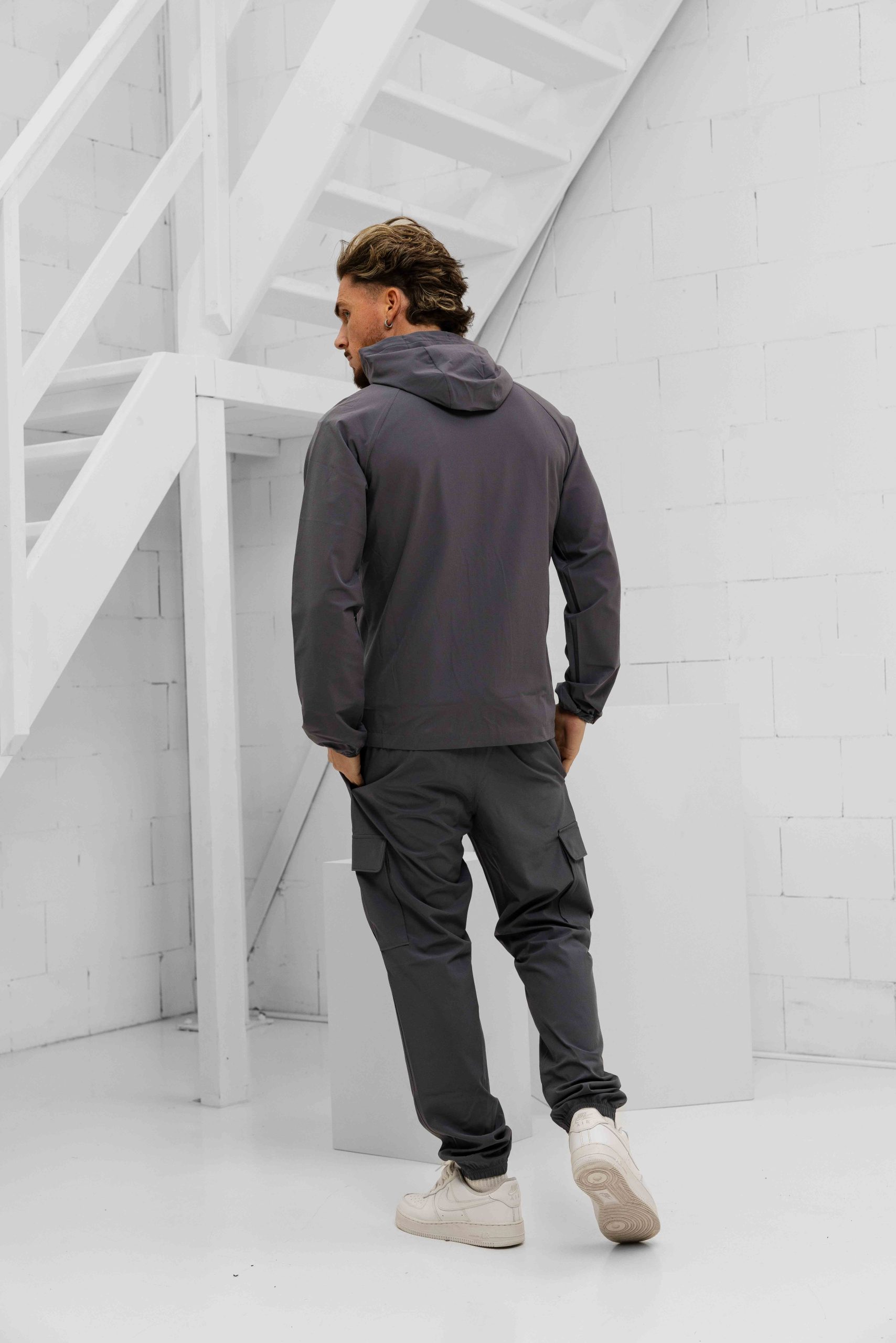 Under Armour Vibe Woven Cargo Trainingspak Heren Grijs