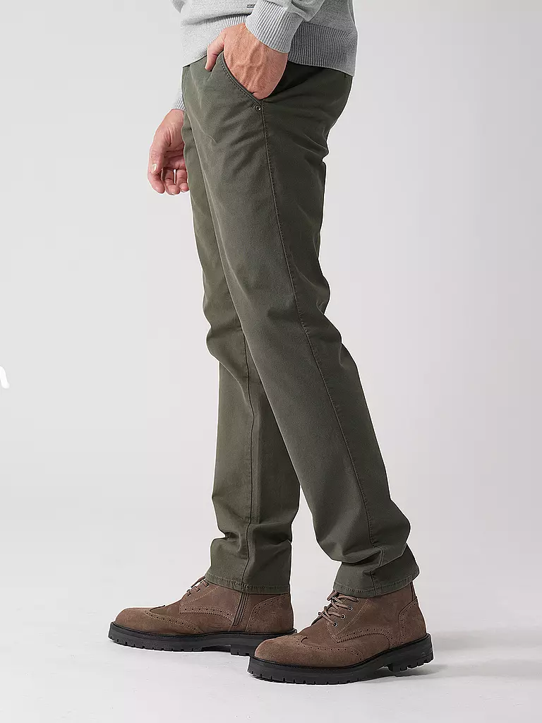 BRAX Chino Slim Fit FABIO-IN olive