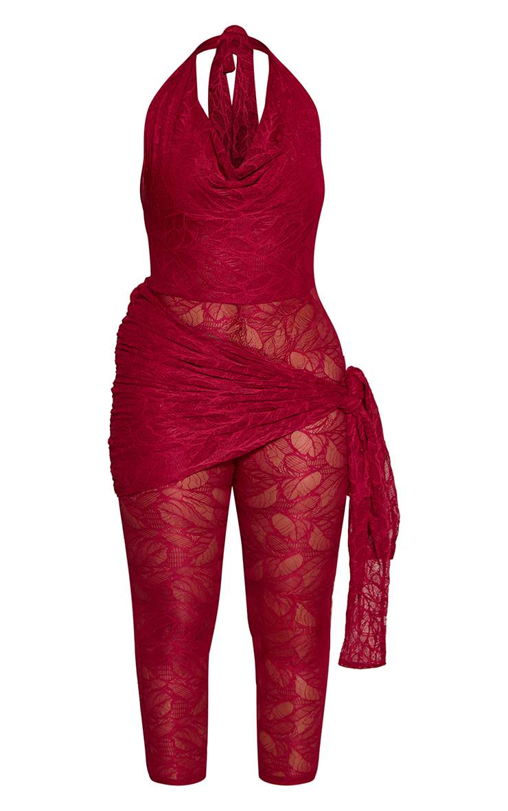 Fruits Rouges Combinaison En Dentelle Capri Moulante