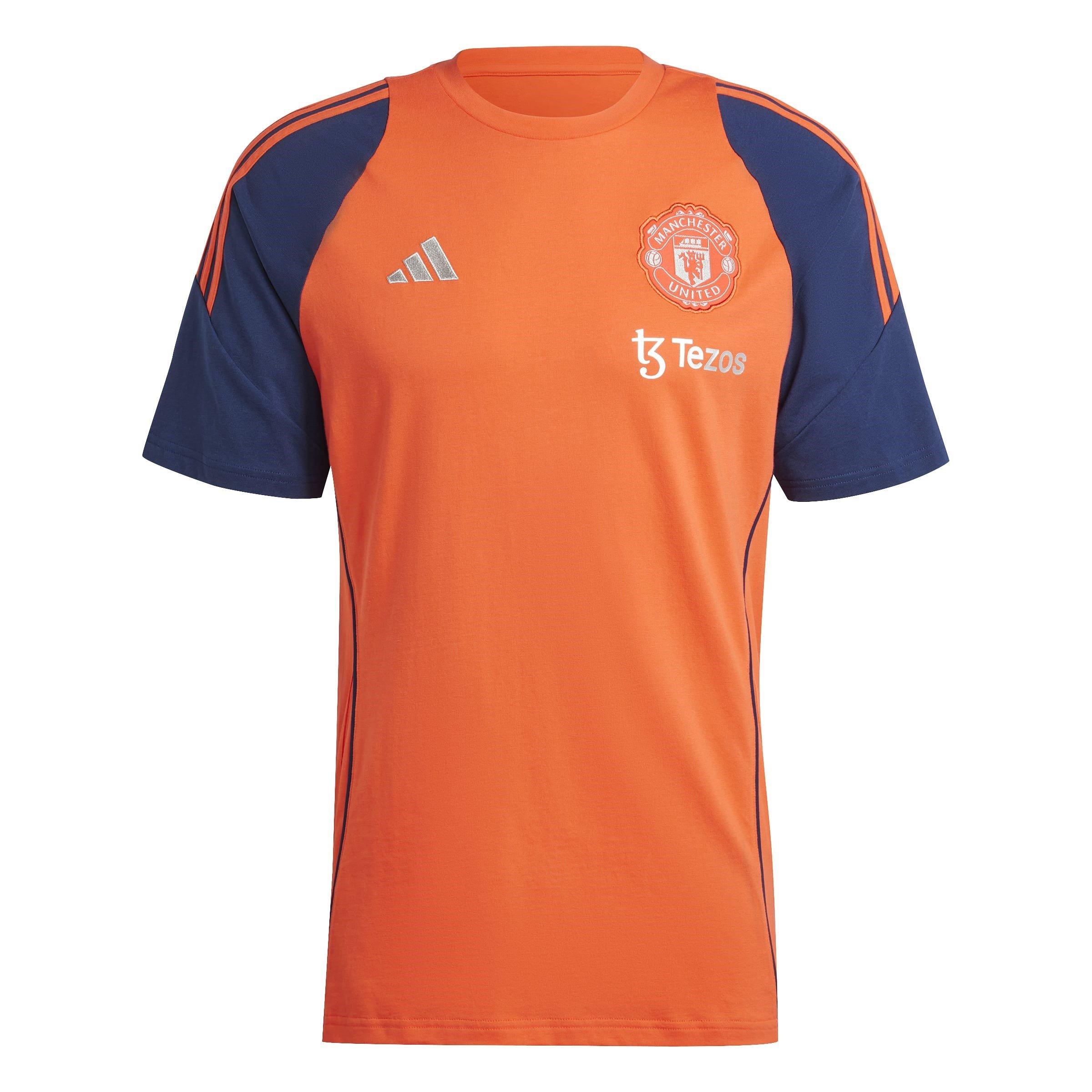 adidas Manchester United Tiro 24 T Shirt 2024 2025 Adults