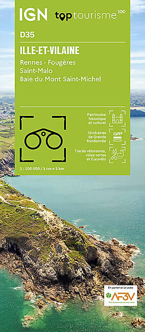 IGN - ILLE-ET-VILAINE D35 TOP TOURISME 100 IGN