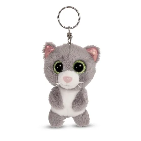 NICI Schlüsselanhänger GLUBSCHIS Katze grau Felinja 9cm