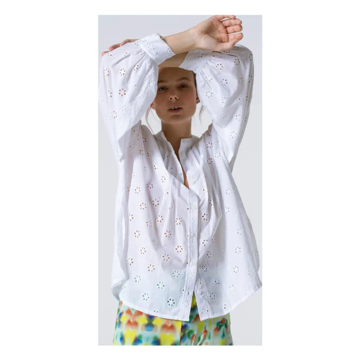 Suzie Winkle Blouse Paula Coco | Blanc