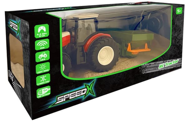 Radiostyrt Traktor med Henger RC SpeedX