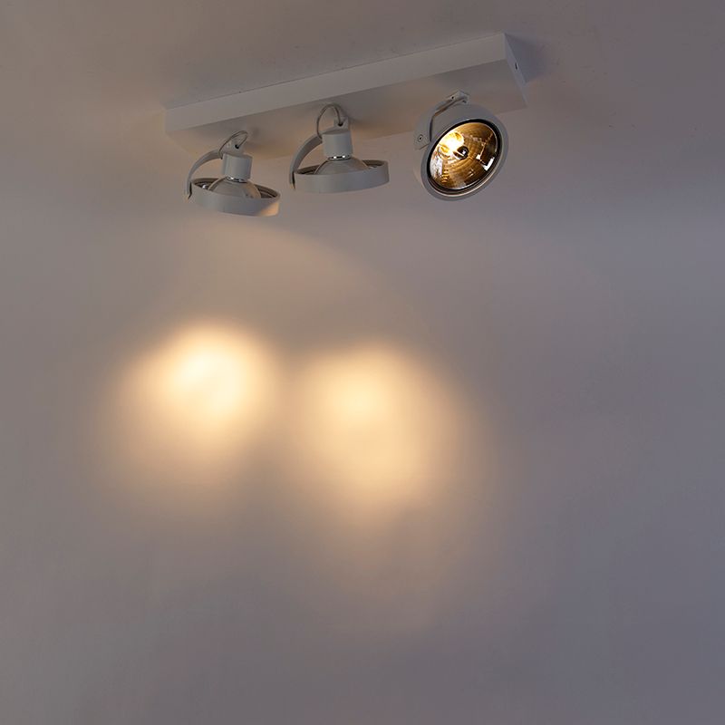 Design spot wit verstelbaar 3-lichts - Go